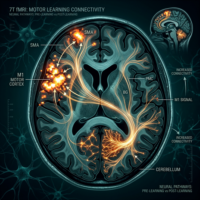 7T fMRI Motor Learning